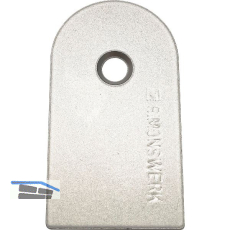 SIMONS Abdeckplatte f�r T�rband TECTUS TE 340 3D, Rahmenteil, silber