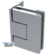 Duscht�rband 8501N Polymer 90� Glas-Wand, Feststellung,Messing verchromt poliert