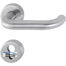 FH-Dr�ckergarnitur PARIS Sertos DIN - auf Rosette PZ, Edelstahl matt