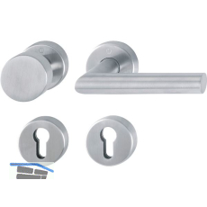 FH-Wechselgarnitur AMSTERDAM Sertos DIN - auf Rosette PZ, Edelstahl matt