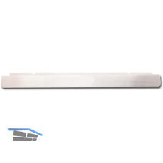 Wetterschenkel 800 mm, Materialbreite 50 mm, St�rke 1,2 mm, Aluminium natur