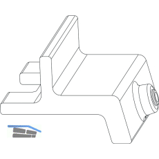 MACO Bohrlehre f. Sprossenkupplung, Holz, Falzluft 4 und 12 mm (24871)