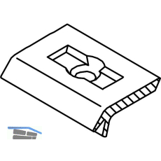 GUTMANN Klipshalter FP 16-20 zu FP 16, Kunststoff transparent