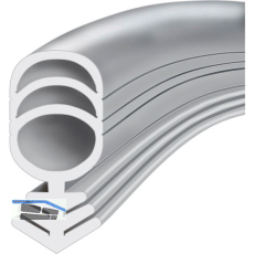 Dichtungsprofil Universal Plus, 25 Meter, Kunststoff schwarz