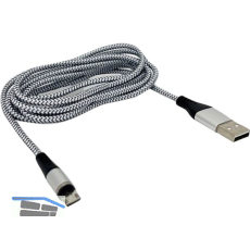 TEDEE Pro Ladekabel magnetisch USB-A/Micro-USB L=2 m Nylon grau