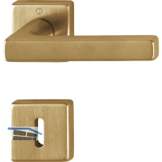 HOPPE Dr�ckergarnitur DALLAS Rosette BB, Messing messingfarben hell satiniert