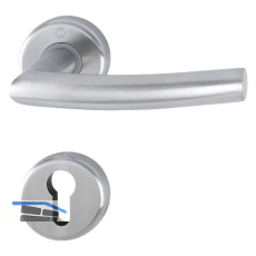 HOPPE Dr�ckergarnitur ALTA - auf Rosette PZ, 39-47 mm, Edelstahl matt