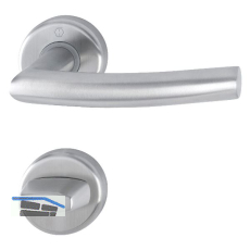 HOPPE Dr�ckergarnitur ALTA - auf Rosette WC, 39-47 mm, Edelstahl matt