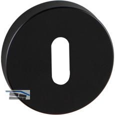 MARCHESI Schl�sselrosette BB, � 52, H�he 10 mm, Zamak schwarz matt