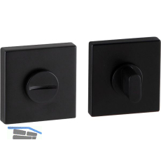 MARCHESI WC-Rosette, 52 x 52, H�he 10 mm, Zamak schwarz matt