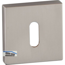 MARCHESI Schl�sselrosette BB, 52 x 52, H�he 10 mm, Zamak vernickelt matt