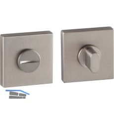 MARCHESI WC-Rosette, 52 x 52, H�he 10 mm, Zamak vernickelt matt