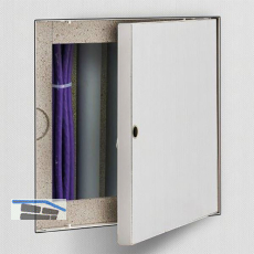 UPMANN Revisionst�r FireStar, Vierkantverschluss, 600x1000mm Stahl wei� RAL9016