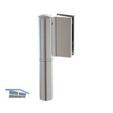 Selbstschlie�endes T�rband EVO EV 835E10N, links,Edelstahl matt,PVD beschichtet