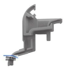 GUTMANN Endkappe 257/24 zu Drau 25/24F, 90�, EPDM grau, links