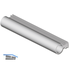 Rundprofil Silikon Isostar Durchmesser 6,5 mm, Kunststoff braun