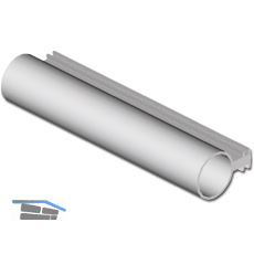 Rundprofil Silikon Isostar Durchmesser 8 mm, Kunststoff wei�