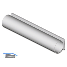 Dichtungsprofil Isostar Schlauch 8 mm, SRD 15, Kunststoff wei�