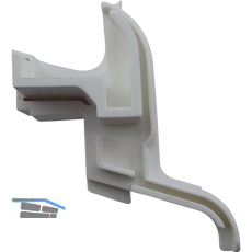 GUTMANN Endkappe 245/32X zu Kocher L�/S� 32-TXL, 90�, EPDM wei�, rechts