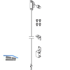 VITRIS Atrivant 80 Zubeh�r-Set Verriegelung im Wandprofil