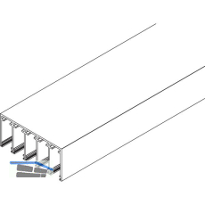 VITRIS Atrivant 80 Deckenschiene niedrig 5-bahnig Silber L=6000 mm