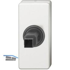 FSB Fenstergriff Adapter-Rosette eckig, Aluminium silber eloxiert