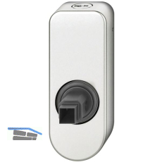 FSB Fenstergriff Adapter-Rosette oval abschlie�bar, Aluminium silber eloxiert