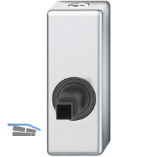 FSB Fenstergriff Adapter-Rosette eckig abschlie�bar, Edelstahl matt