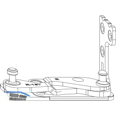 MACO Ecklager POWER PVC FT 30 13V silber links (215815)