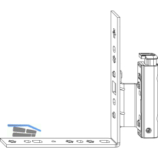 MACO Falzecklagerband DT130 f�r Fenstert�r mit �V, 12/18-13 mm, rechts, silber