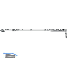 MACO DK-Scherenarm POWER 13V Holz FT24 FFB 801-1300 mm silber links (217475)