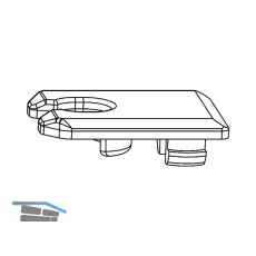MACO Scherenbegrenzung POWER f. Scheren Gr. 1050/1300 o. Gr. 2/3, braun (366012)