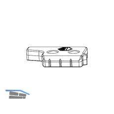 MACO MM Hebeteil Falzluft 12 mm Eurofalz 30 mm 13V silber rechts (360445)