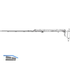 MACO MM Winkelbandschere MAMMUT 220kg Gr. 670 12/18-13, wei�, links (223635)