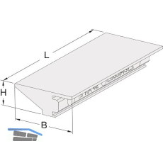 GUTMANN Glasauflager KA 34, f�r Glasst�rke von 32 - 38 mm, schwarz