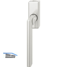 FSB Fenstergriff 34 1035 abschlie�bar eckige Rosette, Aluminium silber eloxiert