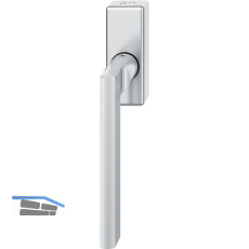 FSB Fenstergriff 34 1035 abschlie�bar eckige Rosette, Edelstahl matt