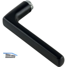 HOPPE Dr�ckerlochteil DALLAS, Edelstahl schwarz matt