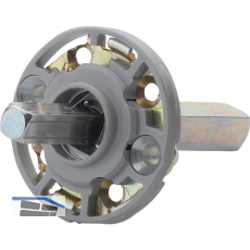 HOPPE Montagemodul UP19/RFL rund, Vierkant 10/62 mm, Stahl aluminiumfarbig