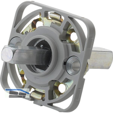 HOPPE Montagemodul UP52/RFL eckig, Vierkant 10/62 mm, Stahl aluminiumfarbig