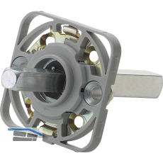 HOPPE Montagemodul UP52/RFL eckig, Vierkant 10/72 mm, Stahl aluminiumfarbig