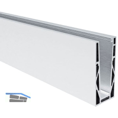 ECONOMY Bodenprofil 0004 ECO zur aufgesetzten Montage, 2500 mm, silber eloxiert