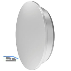 ECONOMY Abdeckkappe f�r Bodenprofile 0005, Aluminium silber eloxiert