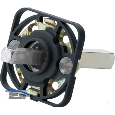 HOPPE Montagemodul UP52/RFL eckig, Vierkant 10/72 mm, Stahl schwarz