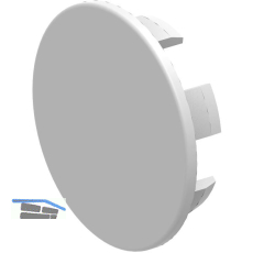 ECONOMY Abdeckkappe f�r Bodenprofile 0006 ECO,Kunststoff silber