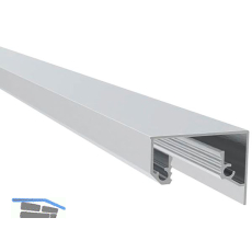 ECONOMY Abdeckprofil f�r Bodenprofile 0006 ECO, 2500 mm, silber eloxiert