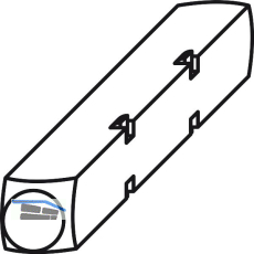 MACO Vierkantstift f�r Zwischengetriebe 7 x 26 mm (32412)