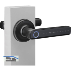 MARCHESI Dr�ckergarnitur Office R mit Fingerprint,Zifferncode,rund,schwarz