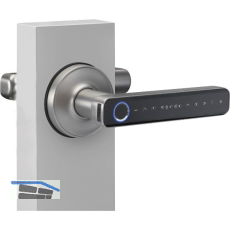 MARCHESI Dr�ckergarnitur Office R mit Fingerprint,Zifferncode,rund,silber