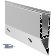 ECONOMY Bodenprofil 0011 verst.FLEX ProXL zur vorgesetzten Montage,5000mm,silber